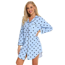 โหลดรูปภาพลงในเครื่องมือใช้ดูของ Gallery Button Down Sleep Shirt